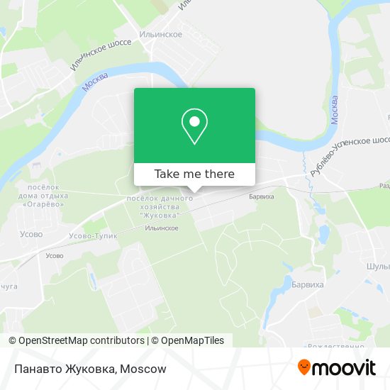 Панавто Жуковка map