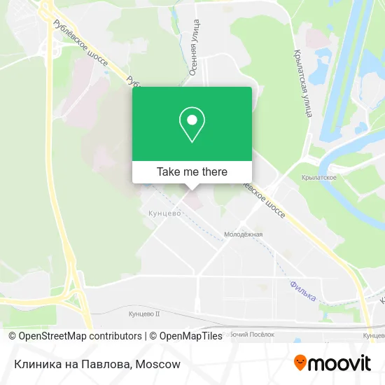 Клиника на Павлова map