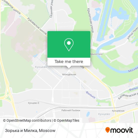 Зорька и Милка map