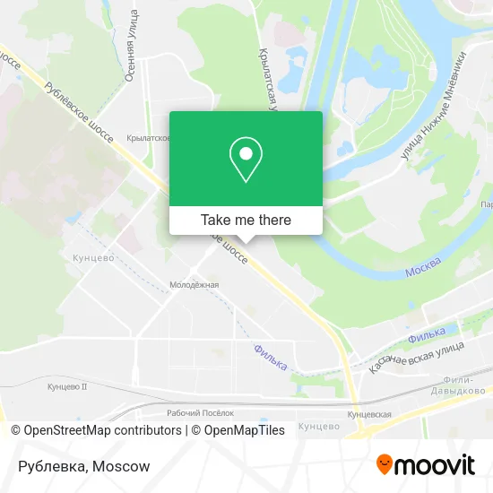 Рублевка map