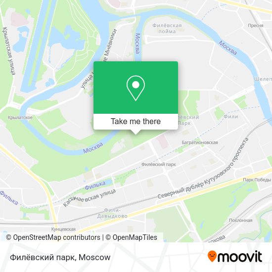 Филёвский парк map