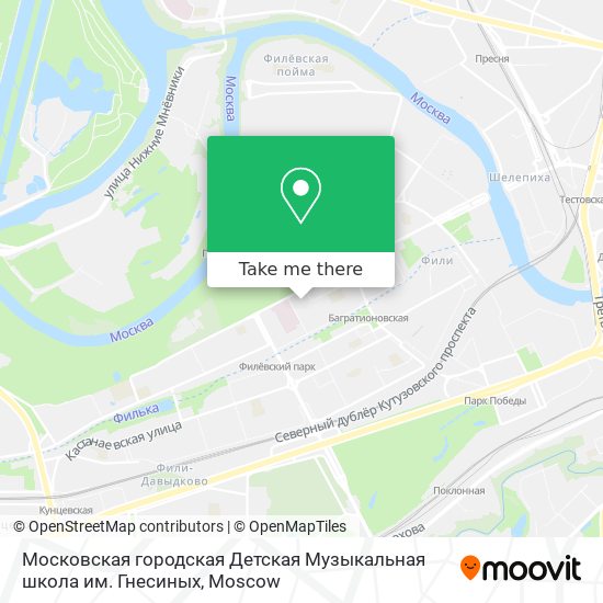 Московская городская Детская Музыкальная школа им. Гнесиных map