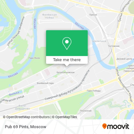 Pub 69 Pints map