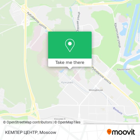 КЕМПЕР ЦЕНТР map