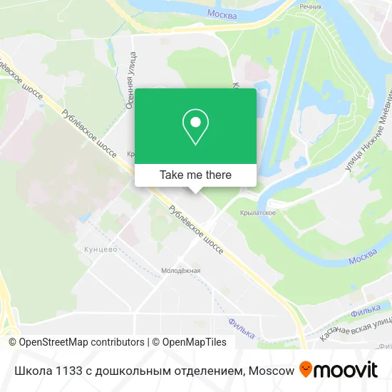 Школа 1133 с дошкольным отделением map