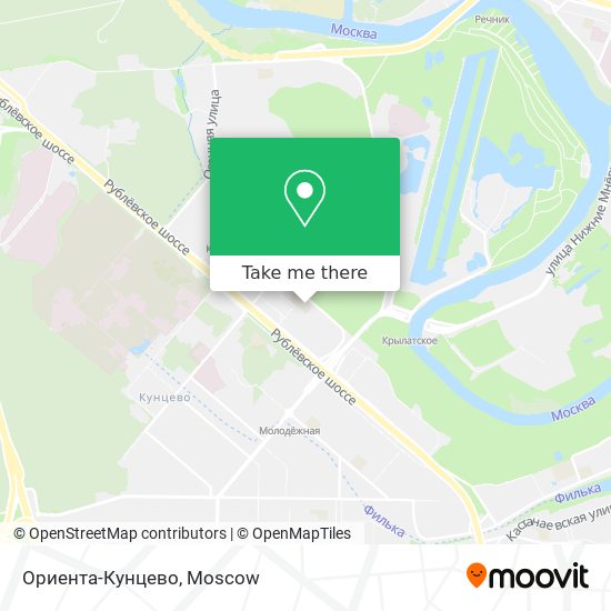 Ориента-Кунцево map