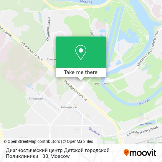 Диагностический центр Детской городской Поликлиники 130 map