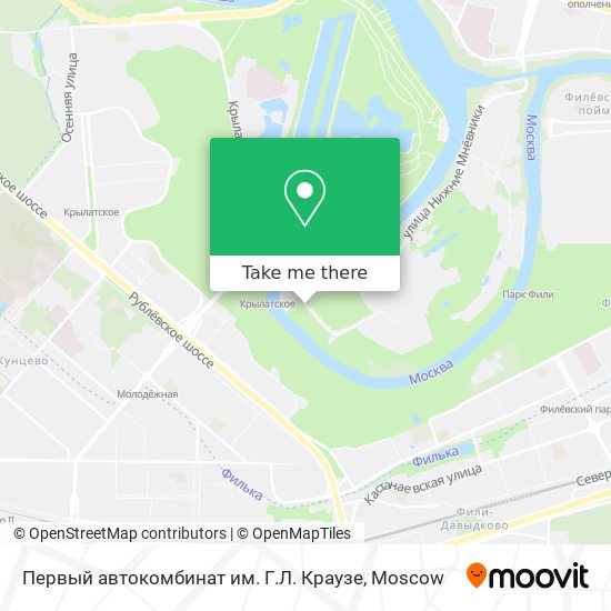 Первый автокомбинат им. Г.Л. Краузе map