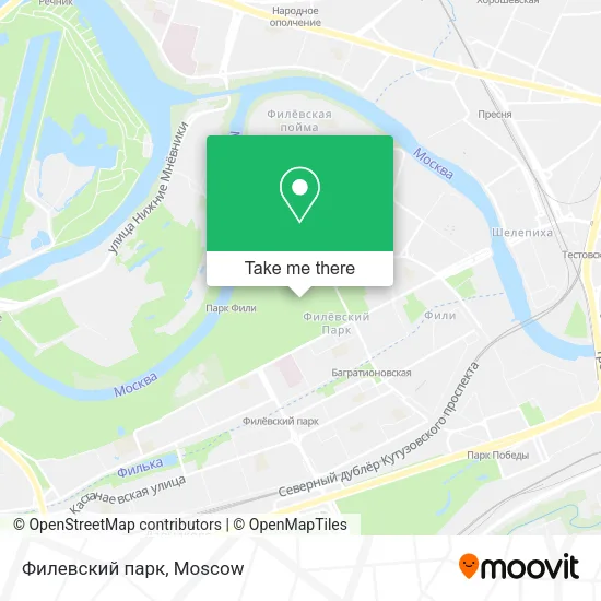 Филевский парк map