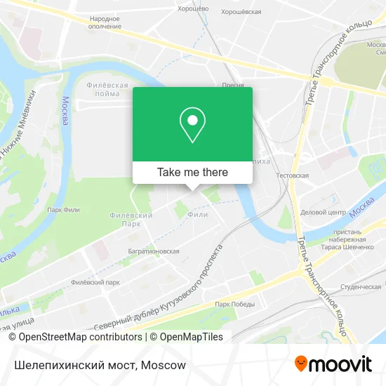 Шелепихинский мост map
