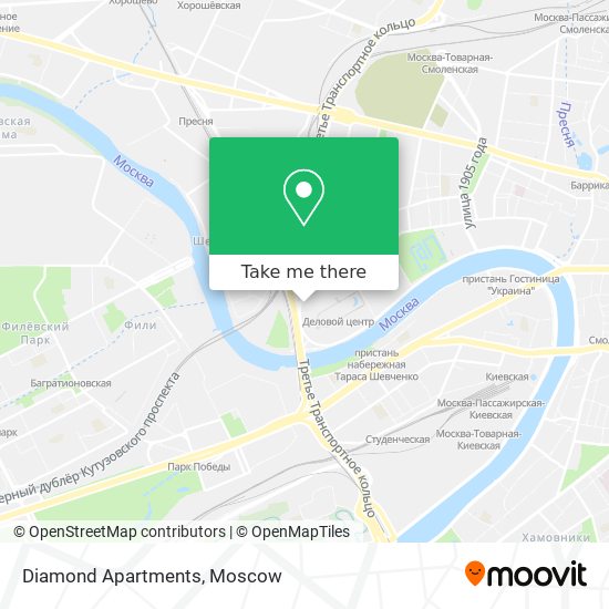 Diamond Apartments map