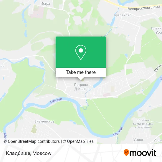 Кладбище map