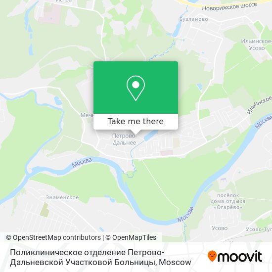 Поликлиническое отделение Петрово-Дальневской Участковой Больницы map