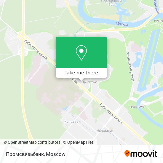 Промсвязьбанк map