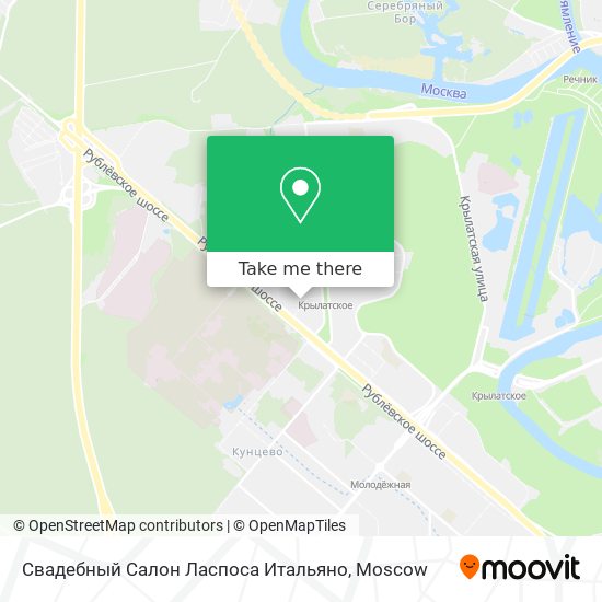 Свадебный Салон Ласпоса Итальяно map