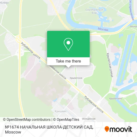№1674 НАЧАЛЬНАЯ ШКОЛА-ДЕТСКИЙ САД map