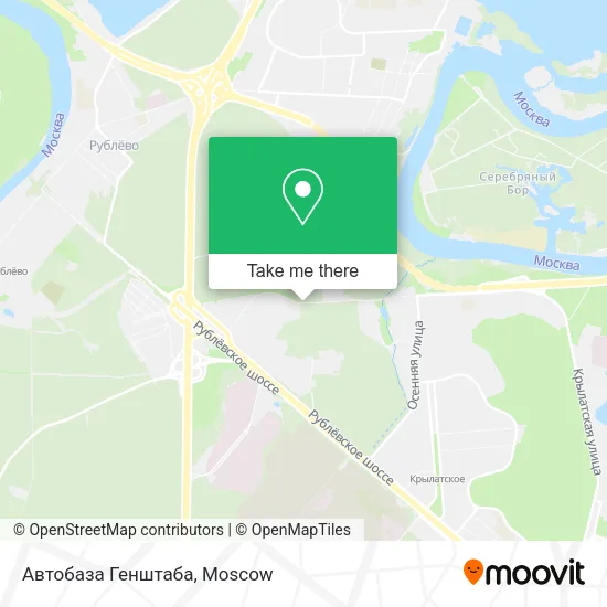 Автобаза Генштаба map