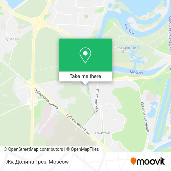 Жк Долина Грёз map