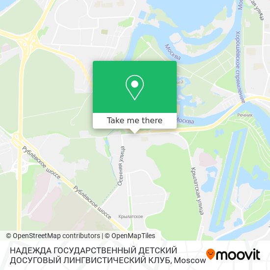 НАДЕЖДА ГОСУДАРСТВЕННЫЙ ДЕТСКИЙ ДОСУГОВЫЙ ЛИНГВИСТИЧЕСКИЙ КЛУБ map