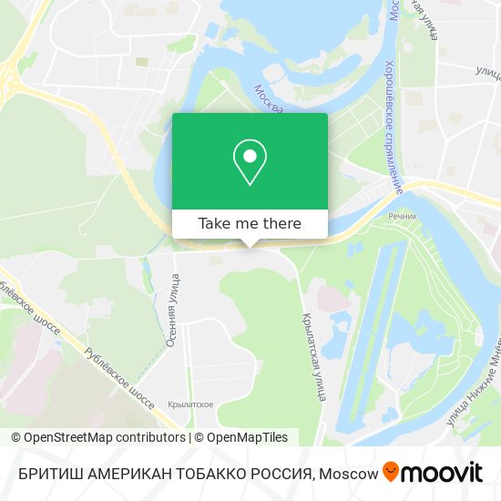 БРИТИШ АМЕРИКАН ТОБАККО РОССИЯ map