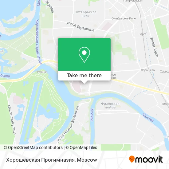 Хорошёвская Прогимназия map