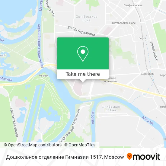 Дошкольное отделение Гимназии 1517 map