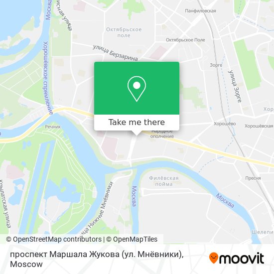 проспект Маршала Жукова (ул. Мнёвники) map
