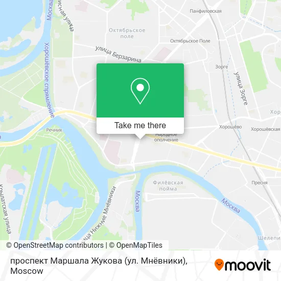 проспект Маршала Жукова (ул. Мнёвники) map