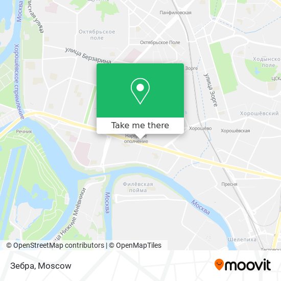 Зебра map