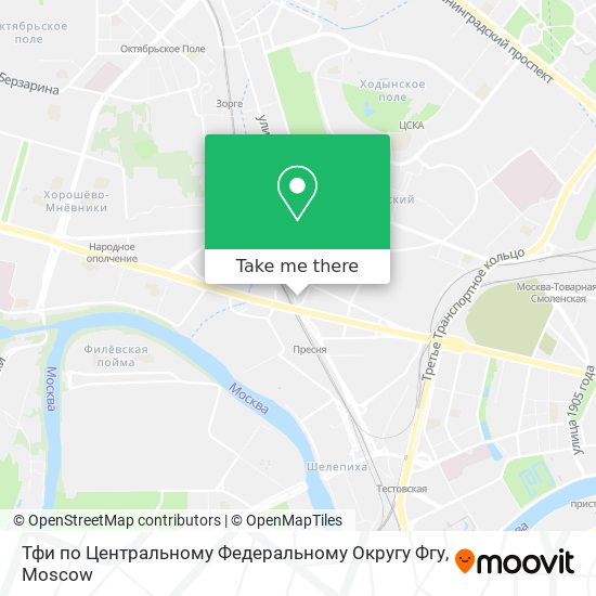 Тфи по Центральному Федеральному Округу Фгу map