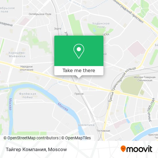 Тайгер Компания map