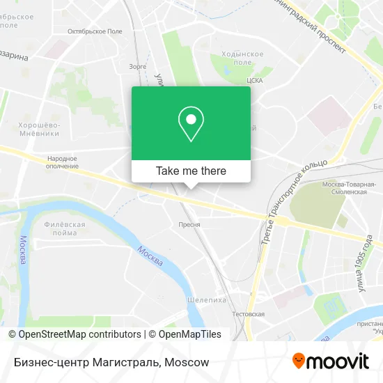 Бизнес-центр Магистраль map