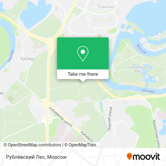 Рублёвский Лес map