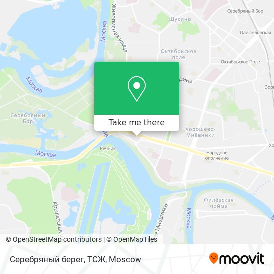 Серебряный берег, ТСЖ map