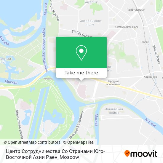 Центр Сотрудничества Со Странами Юго-Восточной Азии Раен map