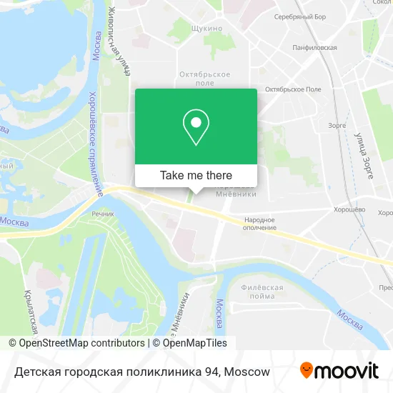 Детская городская поликлиника 94 map
