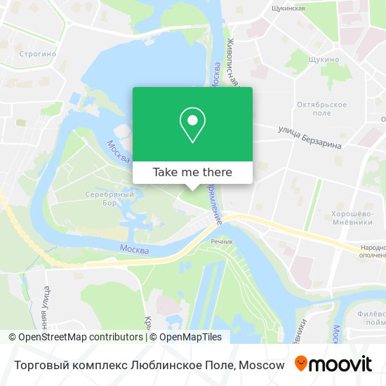 Торговый комплекс Люблинское Поле map