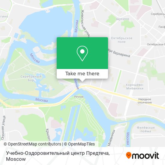 Учебно-Оздоровительный центр Предтеча map