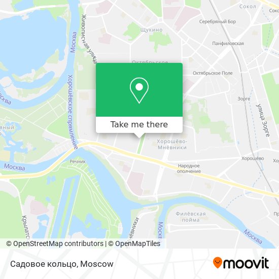 Садовое кольцо map