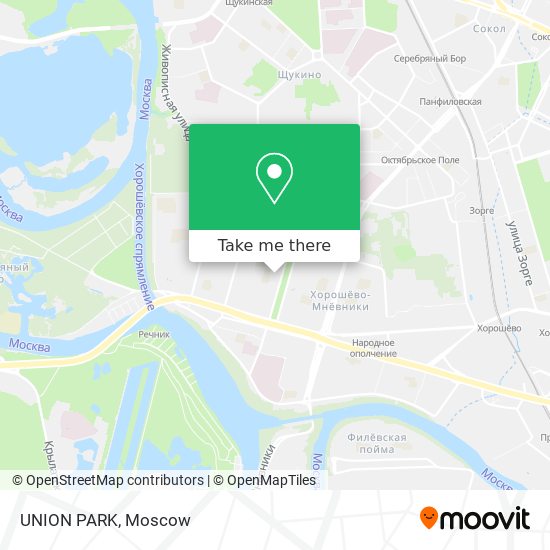 UNION PARK map