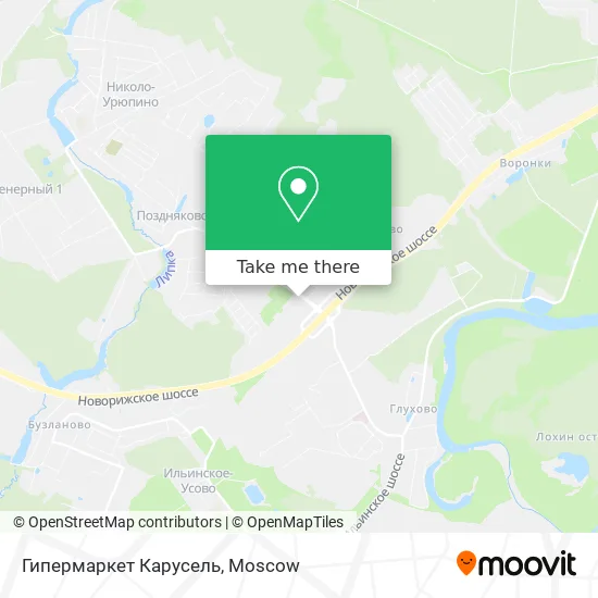 Гипермаркет Карусель map