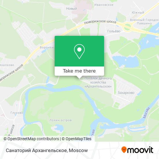 Санаторий Архангельское map