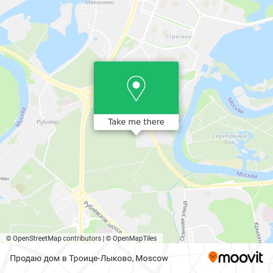 Продаю дом в Троице-Лыково map