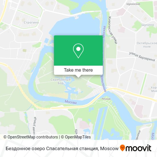 Бездонное озеро Спасательная станция map