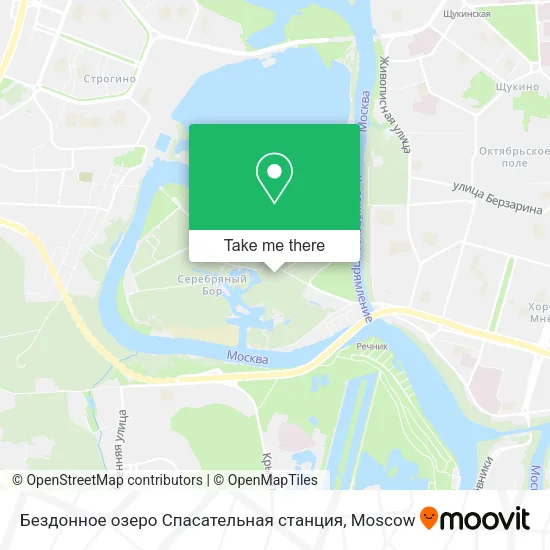 Бездонное озеро Спасательная станция map