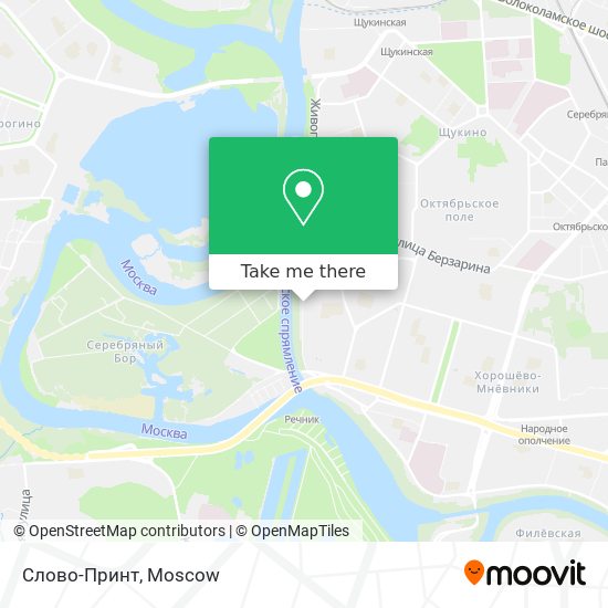 Слово-Принт map