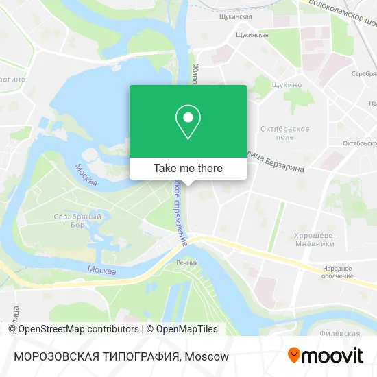 МОРОЗОВСКАЯ ТИПОГРАФИЯ map