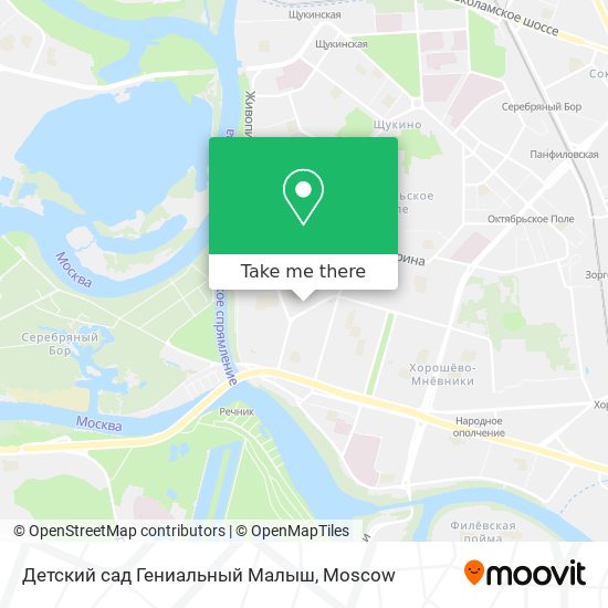 Детский сад Гениальный Малыш map