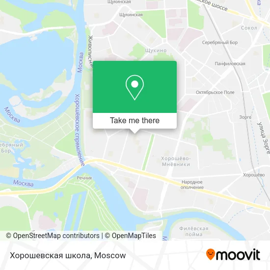 Хорошевская школа map