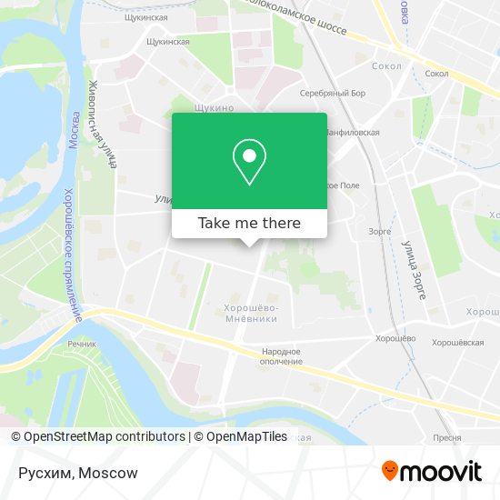 Русхим map